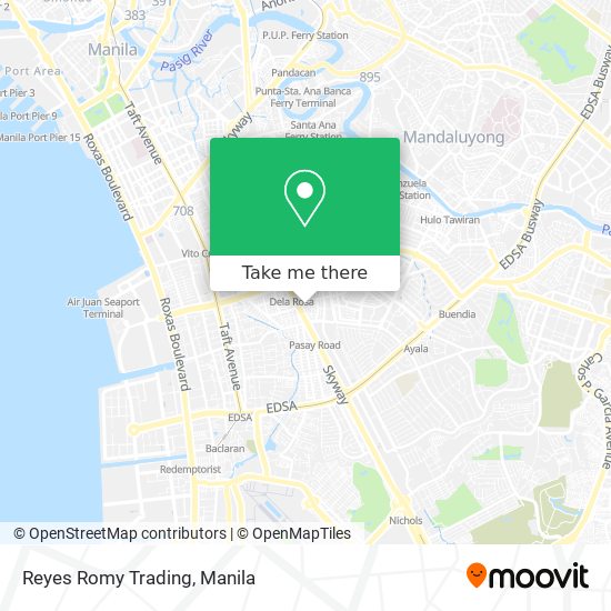 Reyes Romy Trading map