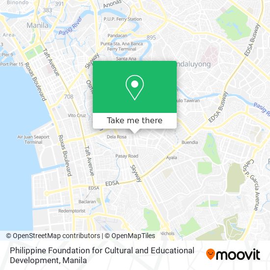 Philippine Foundation for Cultural and Educational Development map