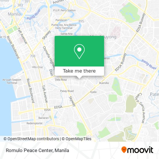 Romulo Peace Center map