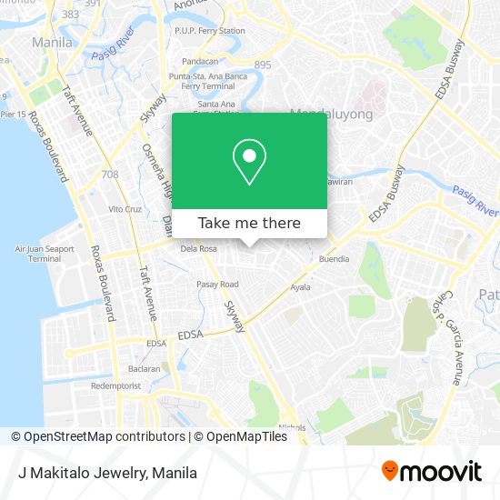 J Makitalo Jewelry map