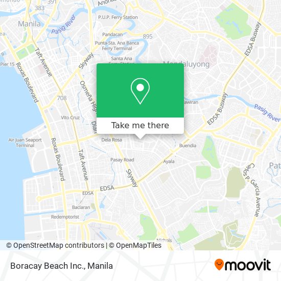 Boracay Beach Inc. map