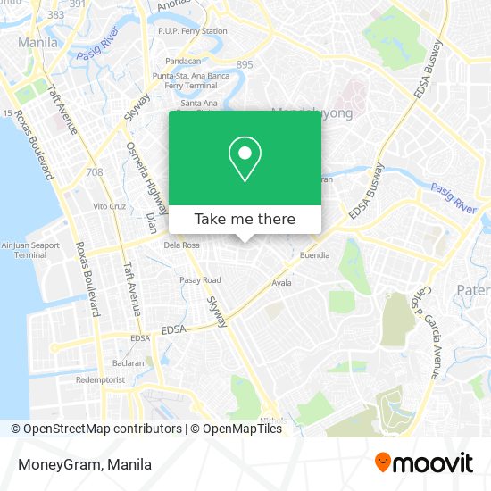 MoneyGram map