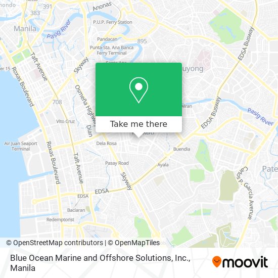 Blue Ocean Marine and Offshore Solutions, Inc. map