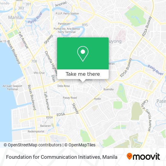 Foundation for Communication Initiatives map