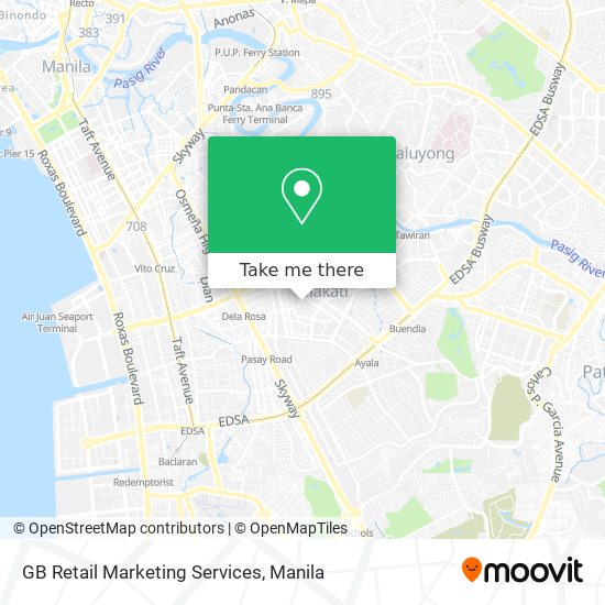 GB Retail Marketing Services map