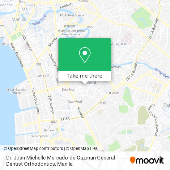 Dr. Joan Michelle Mercado-de Guzman General Dentist Orthodontics map