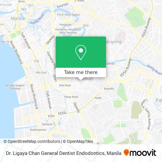 Dr. Ligaya Chan General Dentist Endodontics map