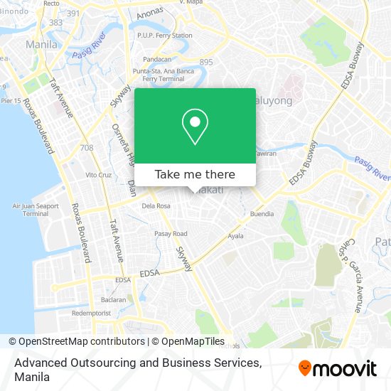 Advanced Outsourcing and Business Services map