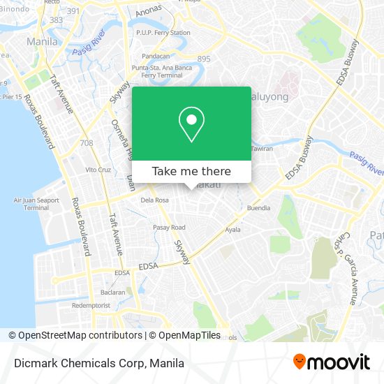 Dicmark Chemicals Corp map