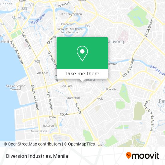 Diversion Industries map