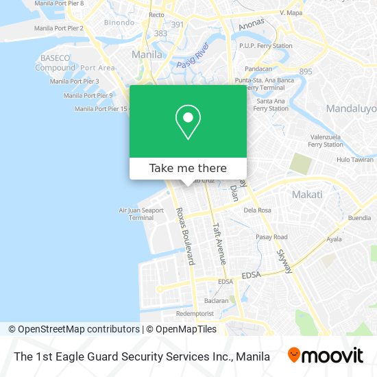 The 1st Eagle Guard Security Services Inc. map
