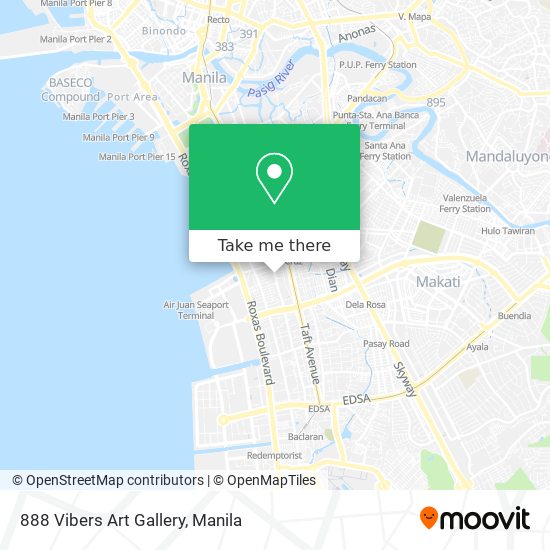 888 Vibers Art Gallery map