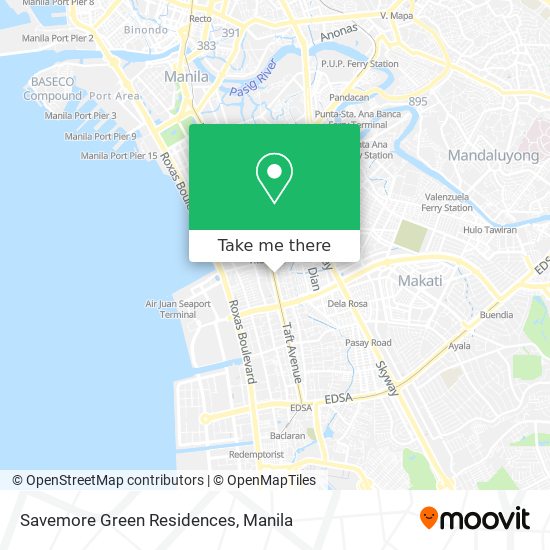 Savemore Green Residences map