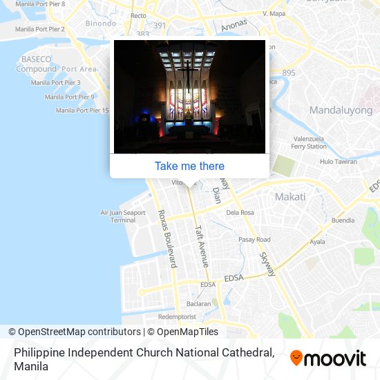 Philippine Independent Church National Cathedral map