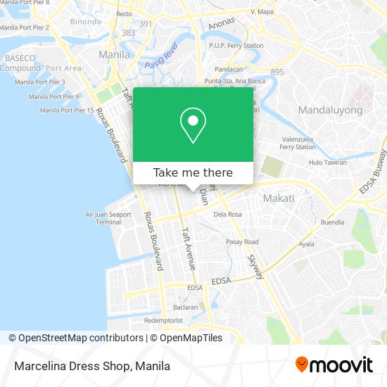 Marcelina Dress Shop map