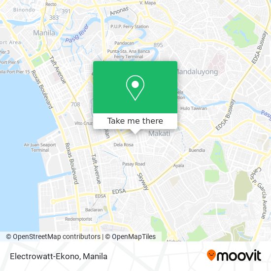 Electrowatt-Ekono map