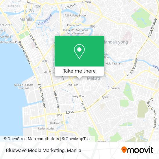 Bluewave Media Marketing map