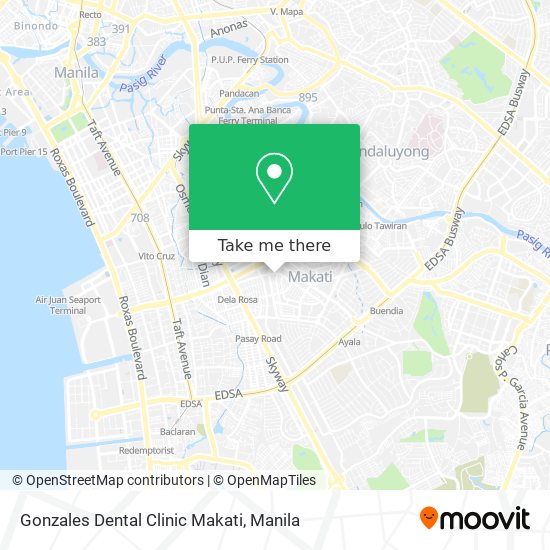 Gonzales Dental Clinic Makati map