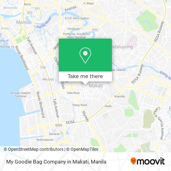 My Goodie Bag Company in Makati map