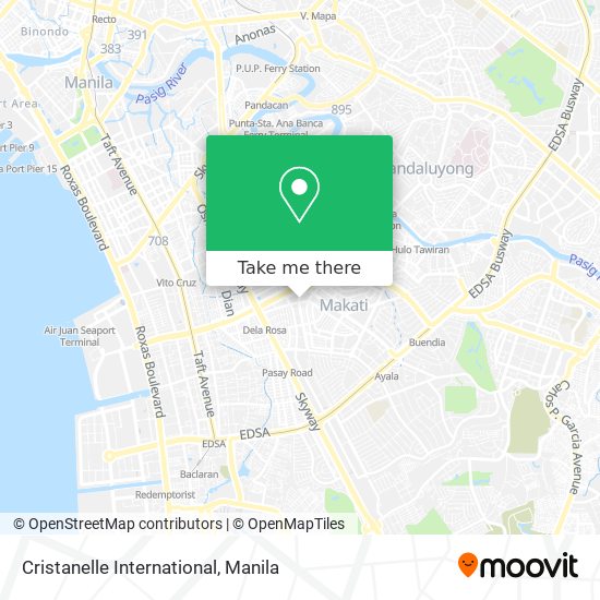 Cristanelle International map