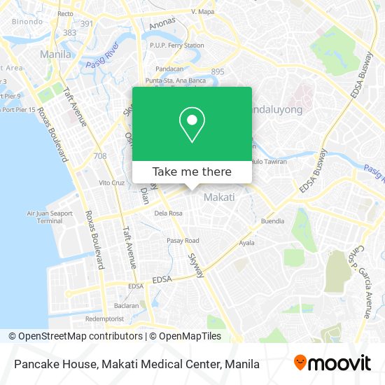Pancake House, Makati Medical Center map