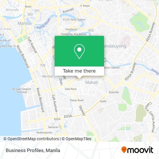Business Profiles map