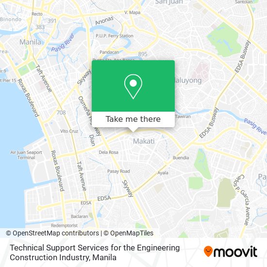 Technical Support Services for the Engineering Construction Industry map