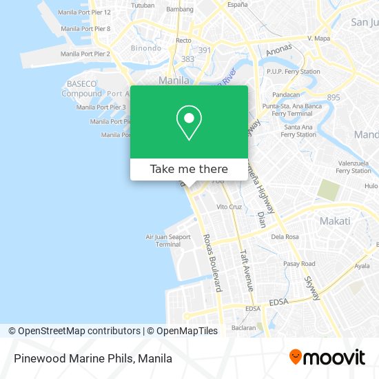 Pinewood Marine Phils map