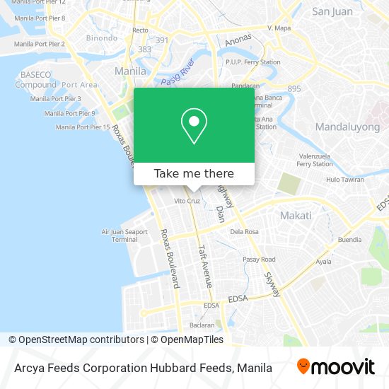 Arcya Feeds Corporation Hubbard Feeds map