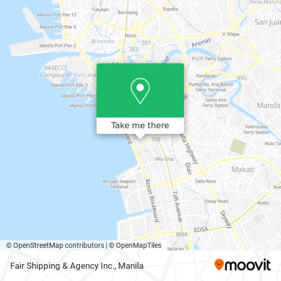 Fair Shipping & Agency Inc. map