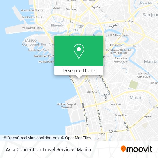 Asia Connection Travel Services map