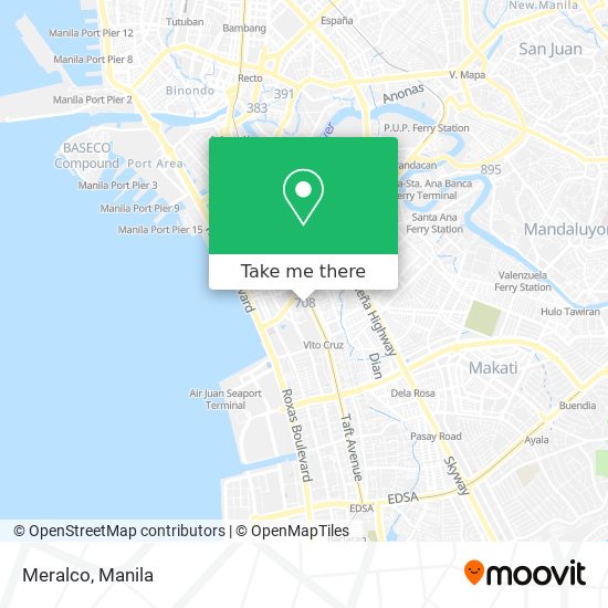 Meralco map