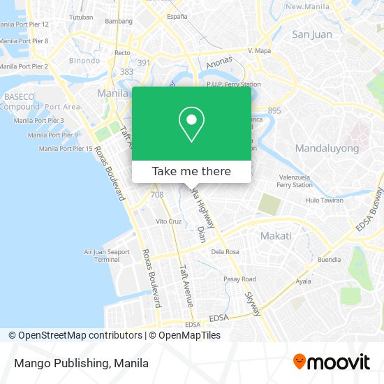 Mango Publishing map