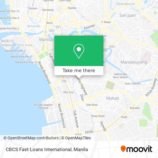 CBCS Fast Loans International map