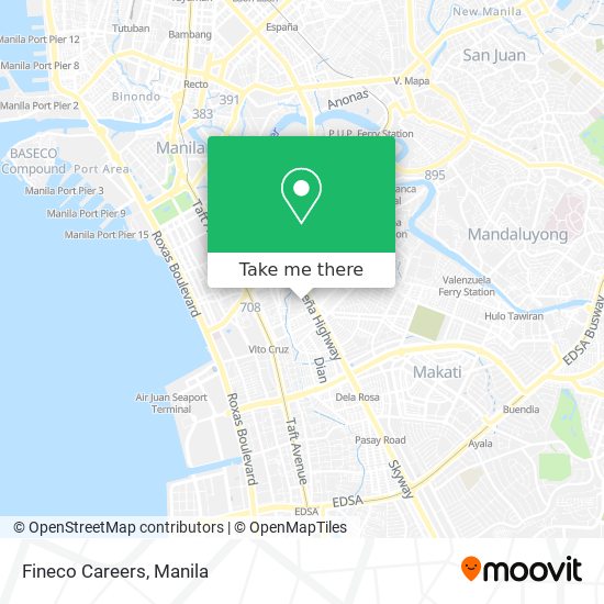 Fineco Careers map