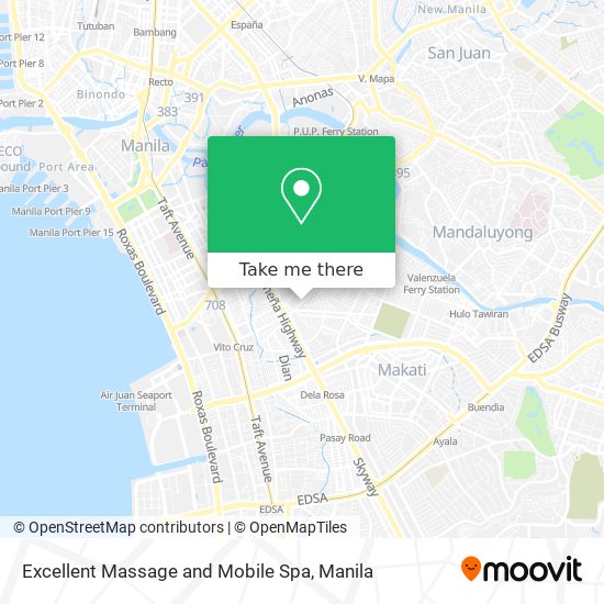 Excellent Massage and Mobile Spa map