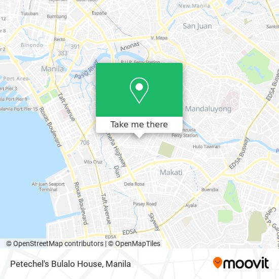 Petechel's Bulalo House map