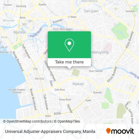 Universal Adjuster-Appraisers Company map