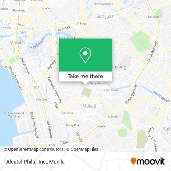 Alcatel Phils., Inc. map