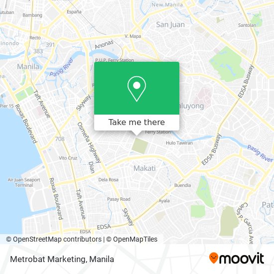 Metrobat Marketing map