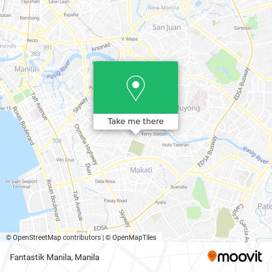 Fantastik Manila map