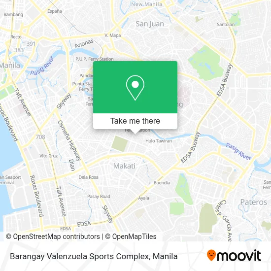 Barangay Valenzuela Sports Complex map