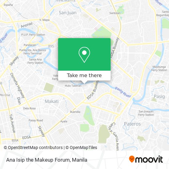 Ana Isip the Makeup Forum map