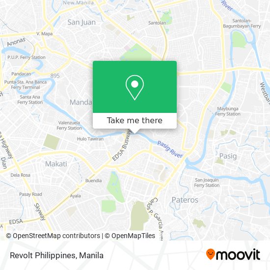 Revolt Philippines map