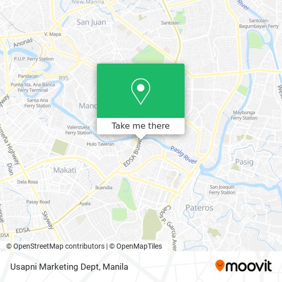 Usapni Marketing Dept map