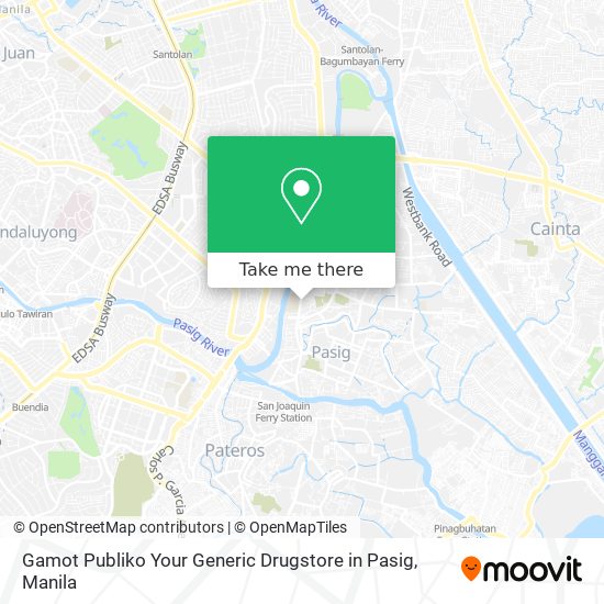 Gamot Publiko Your Generic Drugstore in Pasig map