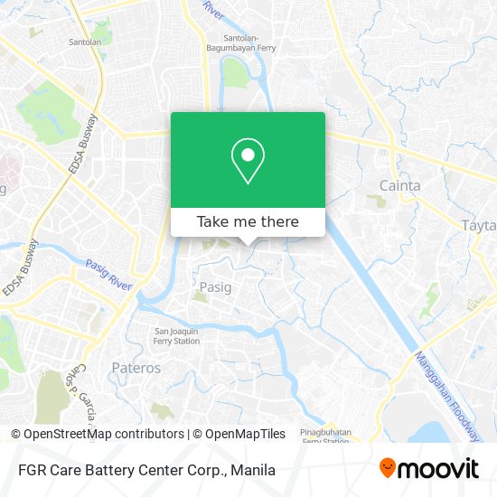 FGR Care Battery Center Corp. map