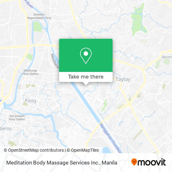 Meditation Body Massage Services Inc. map