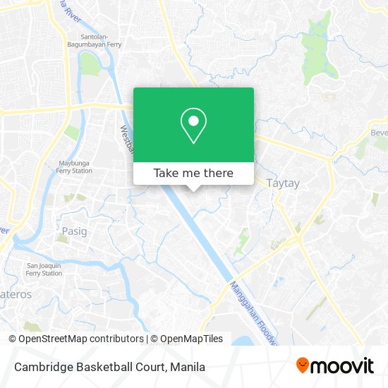 Cambridge Basketball Court map