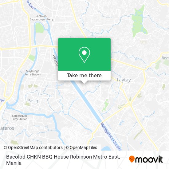 Bacolod CHKN BBQ House Robinson Metro East map